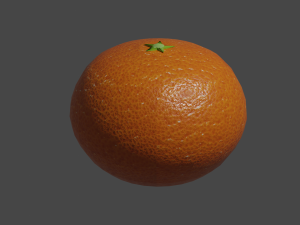 Mandarin 3D-Modell