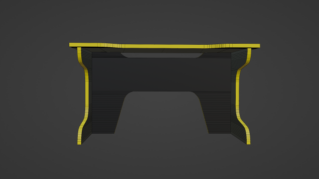Game table E-Sport Gear Comfy ESG-14 BY for decor or games 3D 模型 .c4d .max .obj .3ds .fbx .stl .blend