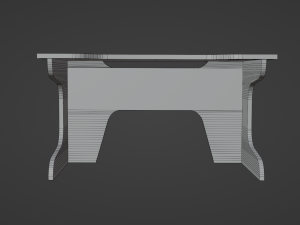 Game table E-Sport Gear Comfy ESG-14 BY for decor or games 3D 模型
