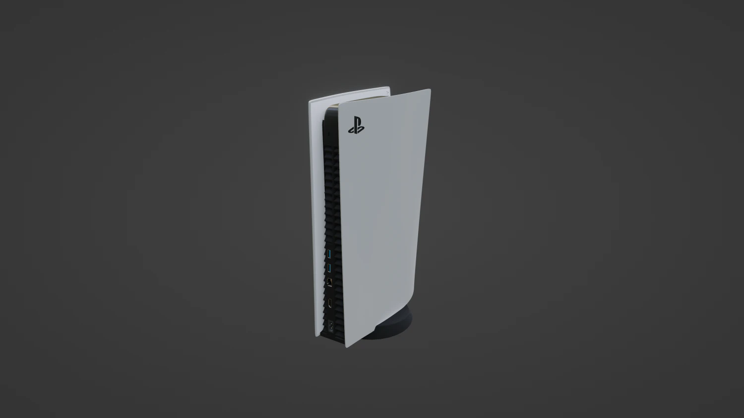 PlayStation 5 3D Model .c4d .max .obj .3ds .fbx .stl .blend 