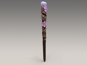 fairy wand - magic wand - nature wand - flower wand Modèle 3D
