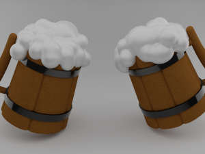 Beer mug 3D Model