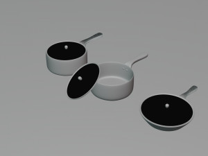 frying pan Model 3D