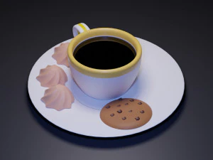 кава 3D Модель