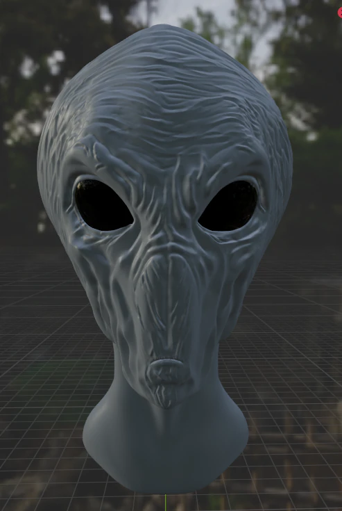 Alien 3D Model .c4d .max .obj .3ds .fbx .stl .blend 