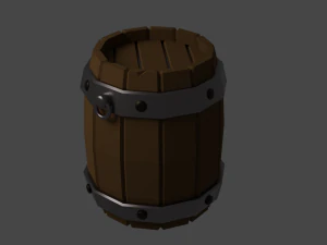 Barrel 3D Model