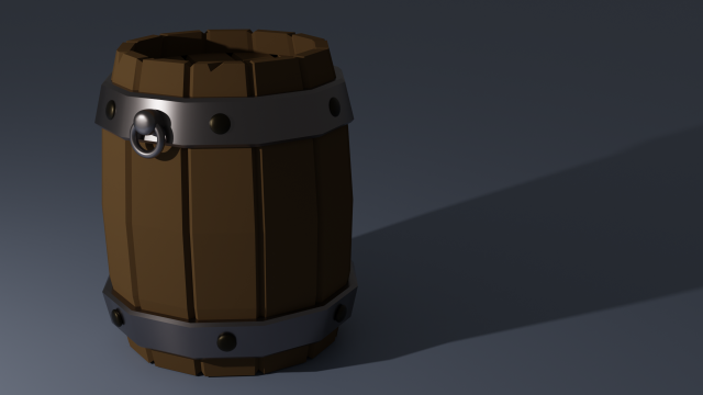 Barrel 3D Модель .c4d .max .obj .3ds .fbx .stl .blend 