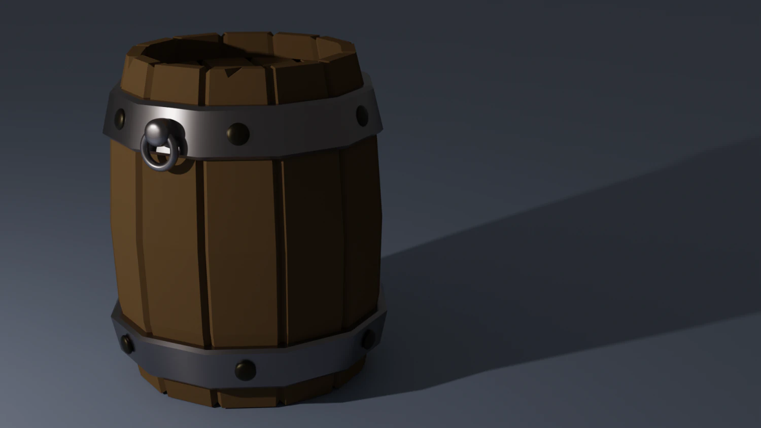 Barrel 3D Model .c4d .max .obj .3ds .fbx .stl .blend 