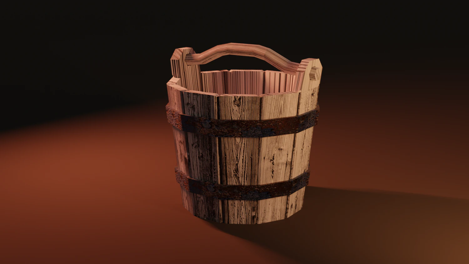 Bucket 3D Model .c4d .max .obj .3ds .fbx .stl .blend 