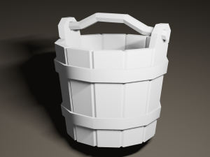 Bucket 3Dモデル