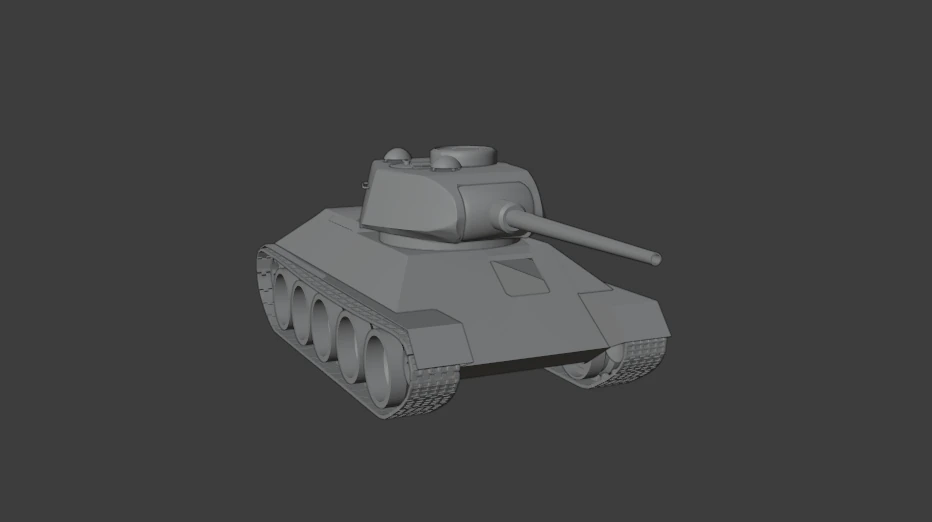 T-34-85 Modelo 3D .c4d .max .obj .3ds .fbx .stl .blend 