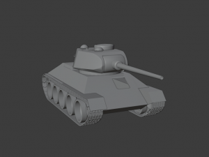 T-34-85 3Dモデル