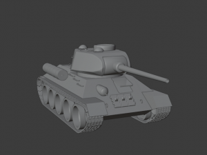T-34-85 3D Модель