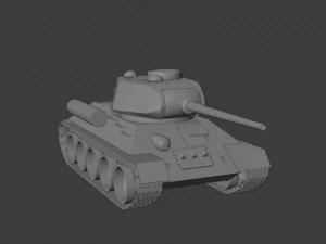 T-34-85 Modelo 3D