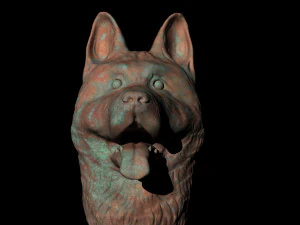 perro husky Modelo de impresión 3D