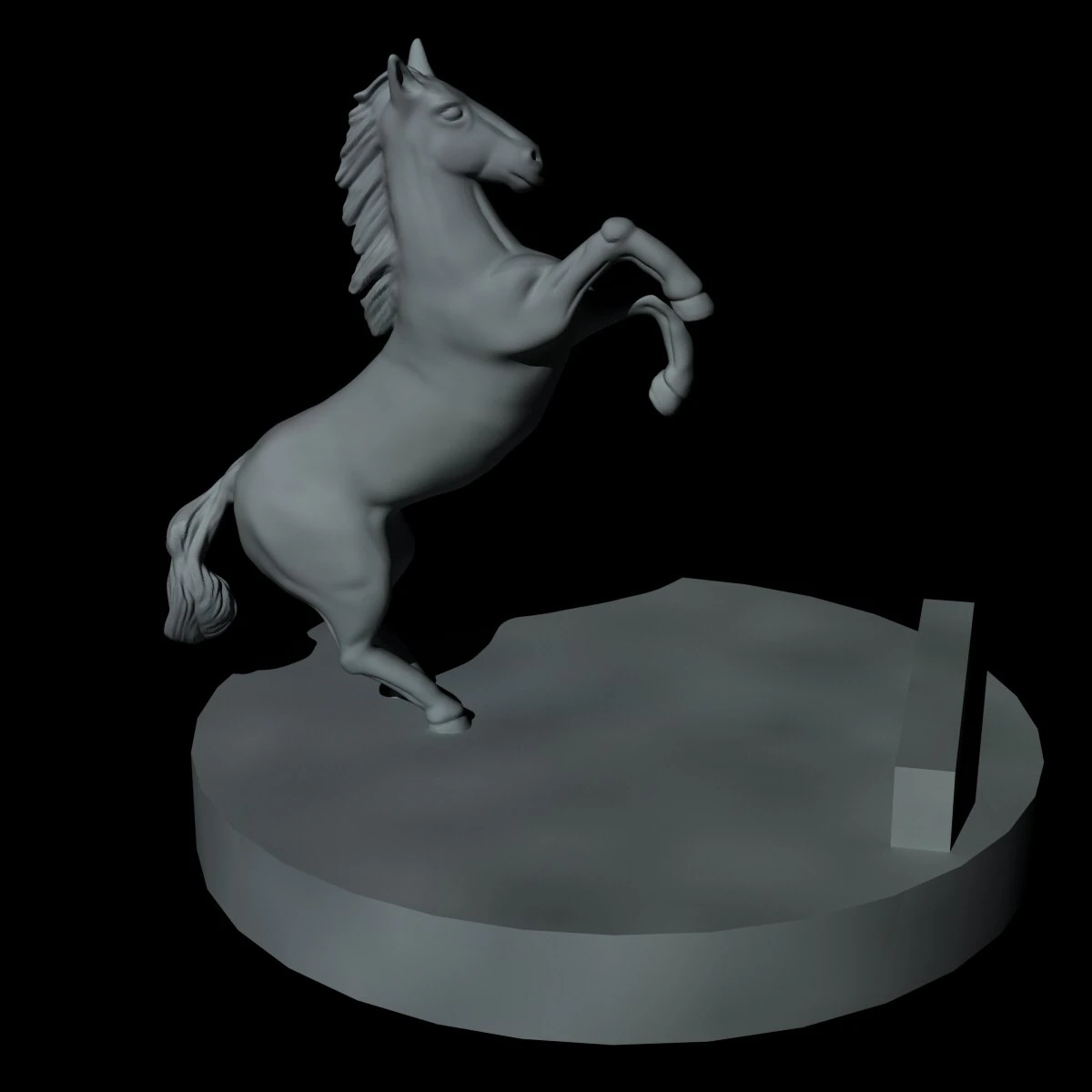 Soporte caballo 3D Print Model .c4d .max .obj .3ds .fbx .stl .blend 
