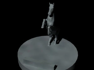 Soporte caballo 3D Print Model