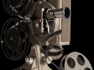 Vintage School Film Projector 3D Model