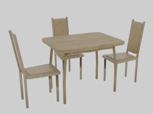 Dining furniture 3D Model
