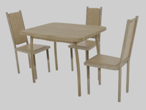 Dining furniture 3D 模型