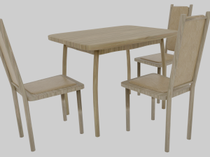 Dining furniture 3D 模型