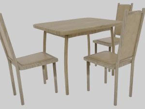 Dining furniture 3D Model