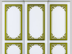 Wall molding 01 3D Модель