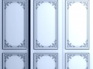 Wall molding 01 3D Model