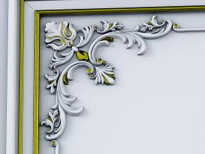 Wall molding 01 3D Model