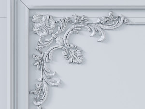 Wall molding 01 3D Модель
