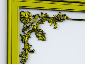 Wall molding 01 3D Модель
