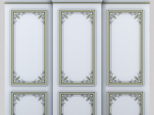 Wall molding 01 3D Модель