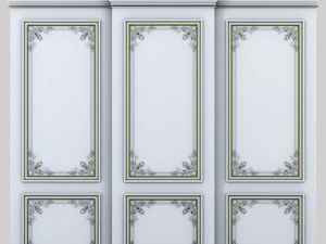 Wall molding 01 3D Model