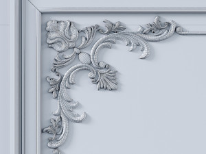 Wall molding 01 3D Модель