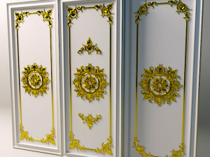 Name Wall molding 02 3D 模型