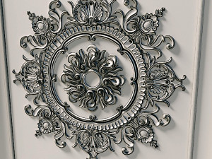Name Wall molding 02 3D 模型
