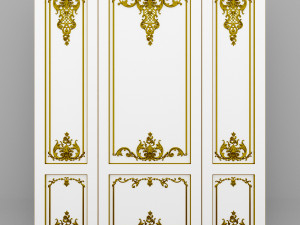 Wall molding 03 3D 모델