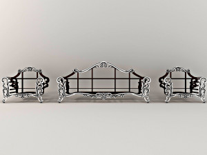 Sofa01 3D Model