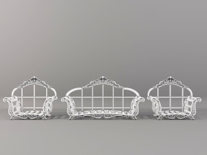 Sofa02 3D Модель