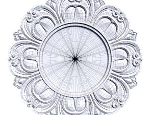 Ceiling Medallion 01 3D Model