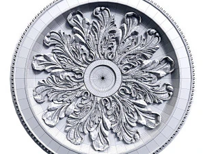 Ceiling Medallion 03 3D Model