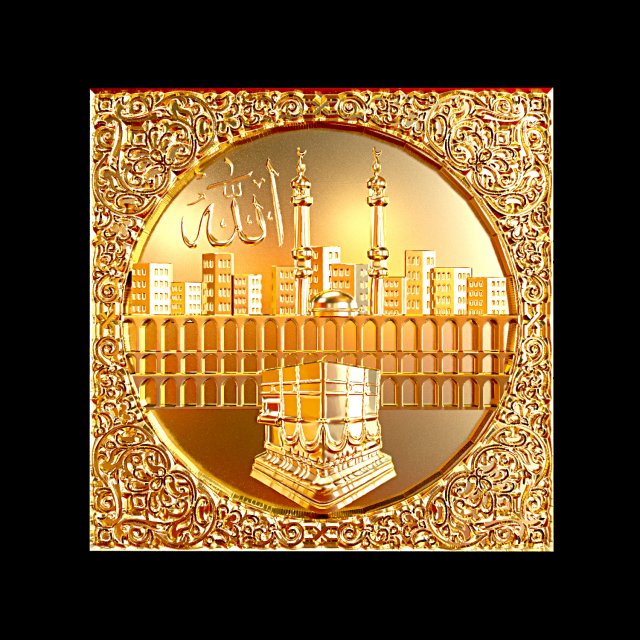 Kaaba 3D Model .c4d .max .obj .3ds .fbx .stl .blend 
