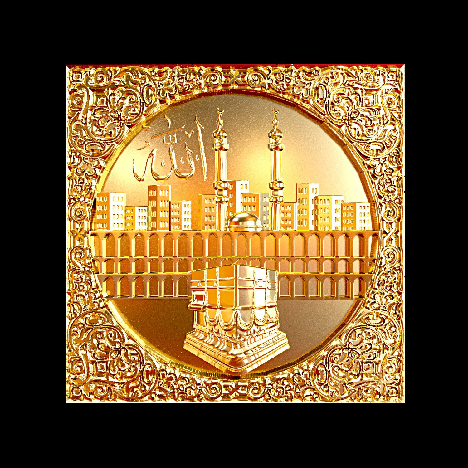 Kaaba 3D Model .c4d .max .obj .3ds .fbx .stl .blend