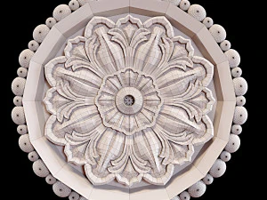 Ceiling Medallion 07 3D Model