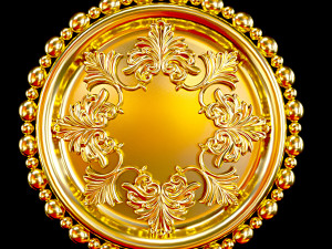 Ceiling Medallion 08 3D Model