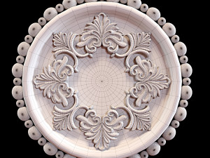 Ceiling Medallion 08 3D Model