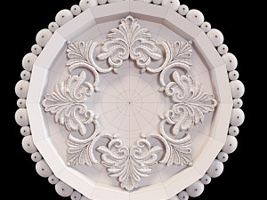 Ceiling Medallion 08 3D Model