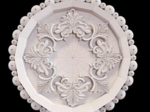Ceiling Medallion 08 3D Model