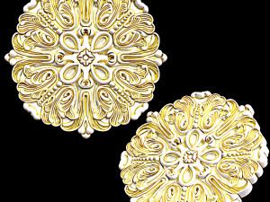 Ceiling Medallion 10 3D Model