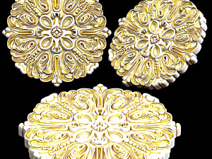 Ceiling Medallion 10 3D Model